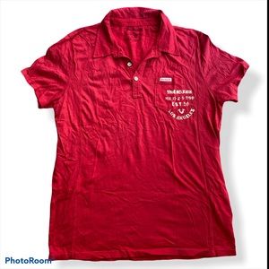 True Religion | Men’s Red Graphic Polo | XL